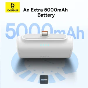Baseus power banka 5000mAh 20W USB-C bílá - obrázek 6