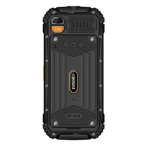 EVOLVEO StrongPhone Q1, IP68 odolný Dual SIM telefon, 2,4"LCD, 1800mAh, černo-oranžový - obrázek 3