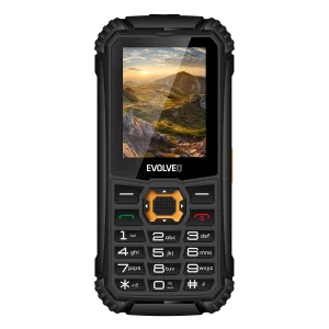 EVOLVEO StrongPhone Q1, IP68 odolný Dual SIM telefon, 2,4"LCD, 1800mAh, černo-oranžový - obrázek 4