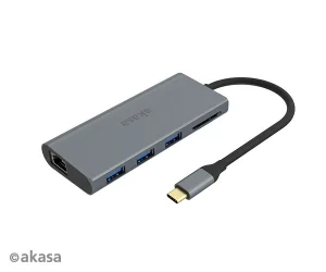 AKASA - externí USB hub - USB typ-C na 9-in-1 - obrázek 2