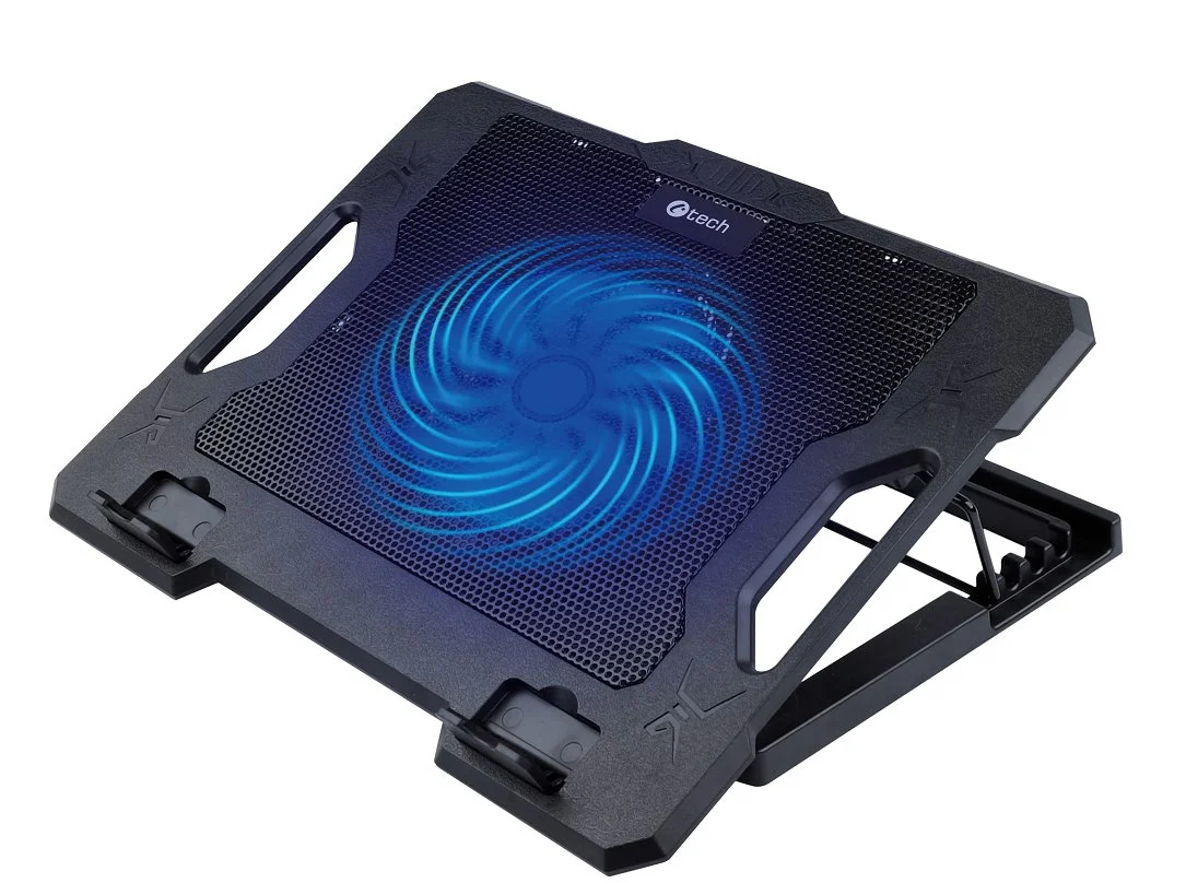 C-TECH CLP-S100 chladící podložka 17" 2x USB modré podsvícení