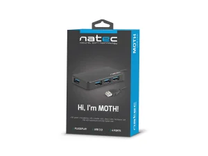 Natec Moth rozbočovač 4x USB 3.0 HUB - obrázek 3