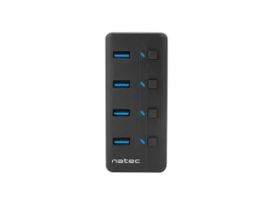 Natec Mantis 2 aktivní rozbočovač s funkcí nabíjení 4x USB 3.0 HUB, vypínač, napájecí adaptér - obrázek 6