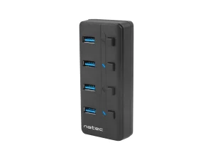 Natec Mantis 2 aktivní rozbočovač s funkcí nabíjení 4x USB 3.0 HUB, vypínač, napájecí adaptér - obrázek 7