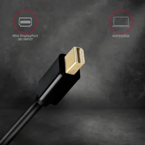 AXAGON RVDM-HI14C2, Mini DisplayPort -> HDMI 1.4 redukce / kabel 1.8 m, 4K/30Hz - obrázek 7