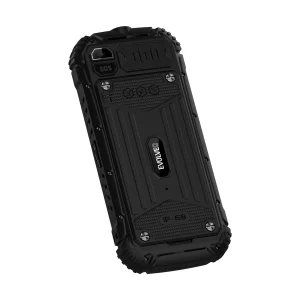 EVOLVEO StrongPhone Q1, IP68 odolný Dual SIM telefon, 2,4"LCD, 1800mAh, černý - obrázek 3