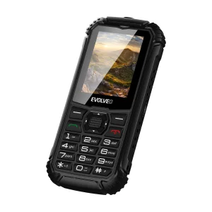 EVOLVEO StrongPhone Q1, IP68 odolný Dual SIM telefon, 2,4"LCD, 1800mAh, černý - obrázek 8