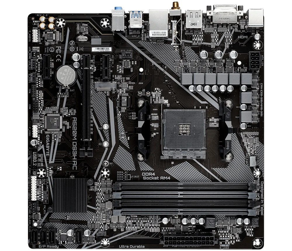 GIGABYTE A520M DS3H AC/AM4/mATX