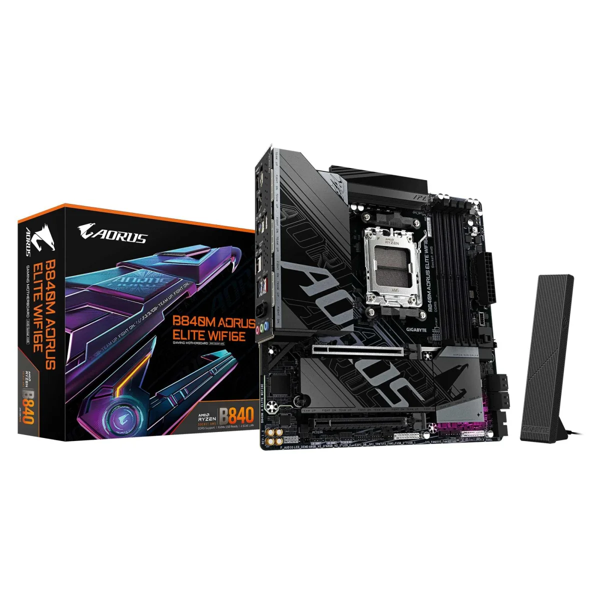 GIGABYTE B840M AORUS ELITE Wi-Fi 6E AM5 deska