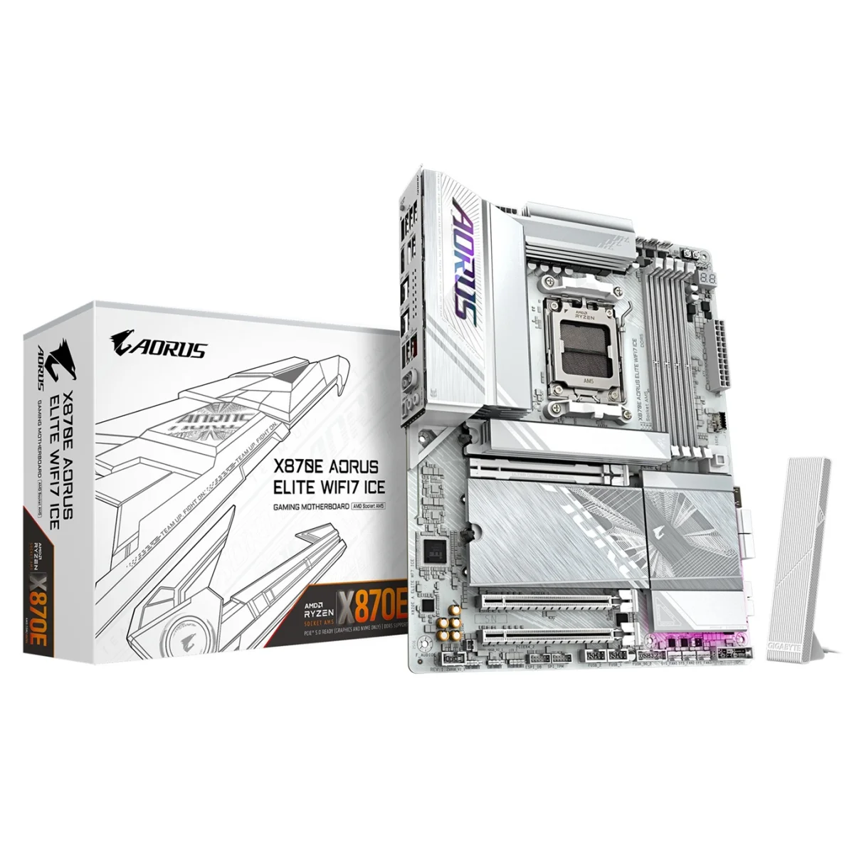 GIGABYTE X870E AORUS ELITE WiFi 7 ICE deska AM5