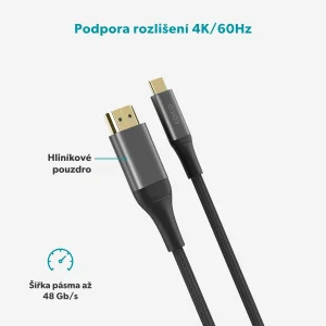 Epico UltraLink HDMI to USB-C 8K/60Hz 2m kabel EC65 - obrázek 4