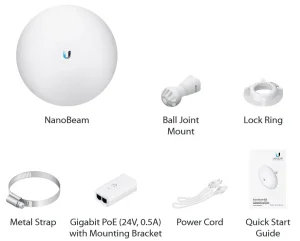 Ubiquiti NanoBeam 2AC-13,2.4GHz MIMO,2x13dBi,AirMAX AC - obrázek 2