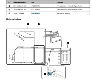 Epson WorkForce Enterprise Staple Cartridge for Staple Finisher - obrázek 2