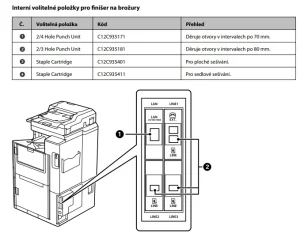 Epson WorkForce Enterprise Staple Cartridge for Booklet Finisher - obrázek 2