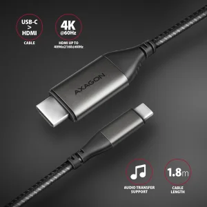 AXAGON RVC-HI2MC, USB-C -> HDMI 2.0a redukce / kabel 1.8m, 4K/60Hz HDR10 - obrázek 10