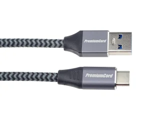PremiumCord kabel USB-C - USB 3.0 A (USB 3.1 generation 1, 3A, 5Gbit/s) 1m oplet - obrázek 5