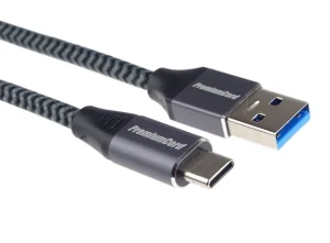 PremiumCord kabel USB-C - USB 3.0 A (USB 3.1 generation 1, 3A, 5Gbit/s) 3m oplet - obrázek 4