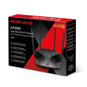 Mercusys MR80X AX3000 WiFi 6 Dual-Band router - obrázek 2