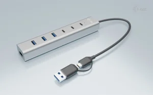 i-tec USB-C/USB-A Charging Metal HUB 7 Port (3x USB-C, 4x USB-A) - obrázek 3