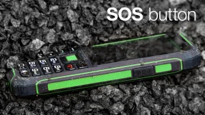EVOLVEO StrongPhone W4, IP68 odolný Dual SIM telefon, 2,8"LCD, 2500mAh, Powerbanka, černo-zelený - obrázek 6