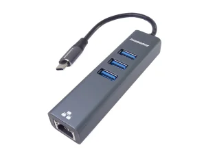 PremiumCord Adapter USB-C na Gigabit + 3x USB 3.0 - obrázek 2