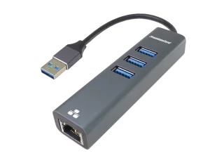 PremiumCord Adapter USB3.0 - RJ45 + 3x USB 3.0 - obrázek 3