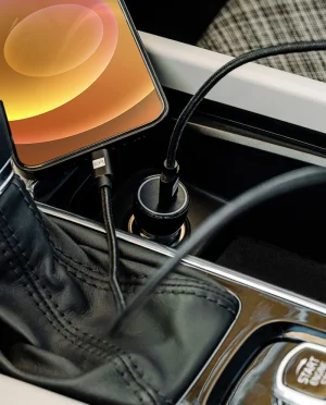 ER POWER 20W USB-C PD autonabíječka - černá - obrázek 3