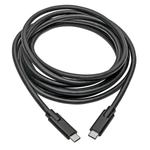 Kabel USB-C (Samec/Samec), USB 3.1, Gen 1 (5Gb/s), kompatibilní Thunderbolt 3, 3.05m - obrázek 2