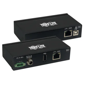 Extender, 1-port USB 2.0 přes Cat6, ESD ochrana, PoC, průmyslový, možnost montáže, 100mm