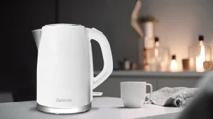 Salente IceQueen, rychlovarná konvice 1,7 l, nerez, bílá - obrázek 3