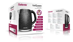 Salente IceQueen, rychlovarná konvice 1,7 l, nerez, černá - obrázek 4