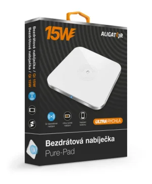 ALIGATOR bezdrátová nabíječka Aligator Pure-Pad 15W, bílá - obrázek 5