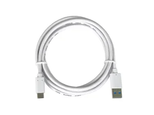PremiumCord kabel USB-C - USB 3.0 A (USB 3.2 generation 2, 3A, 10Gbit/s)  1m bílá - obrázek 3