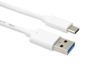 PremiumCord kabel USB-C - USB 3.0 A (USB 3.2 generation 2, 3A, 10Gbit/s)  3m bílá - obrázek 2