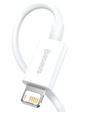 Baseus CALYS-02 Superior Fast Charging Kabel Lightning 2.4A 0.25m White - obrázek 3