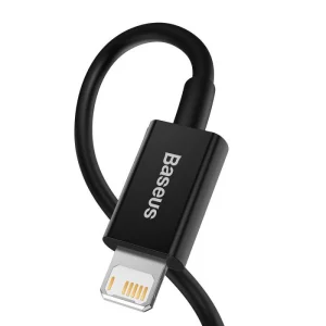Baseus CALYS-A01 Superior Fast Charging Datový Kabel USB to Lightning 2.4A 1m Black - obrázek 2