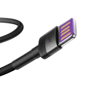 Baseus CATKLF-PG1 Cafule Quick Charging Datový Kabel USB Double Sided to USB 40W 1m Gray/Black - obrázek 2