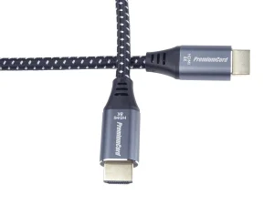 PremiumCord ULTRA HDMI 2.1 High Speed + Ethernet kabel 8K@60Hz,zlacené 0,5m - obrázek 3