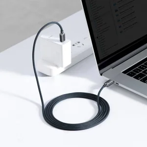 Baseus CAJY000701 Crystal Shine Series Datový Kabel USB-C - USB-C 100W 2m Black - obrázek 5