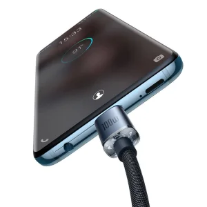 Baseus CAJY000701 Crystal Shine Series Datový Kabel USB-C - USB-C 100W 2m Black - obrázek 8