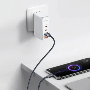 Baseus CAJY000401 Crystal Shine Series Datový Kabel USB - USB-C 100W 1,2m Black - obrázek 3