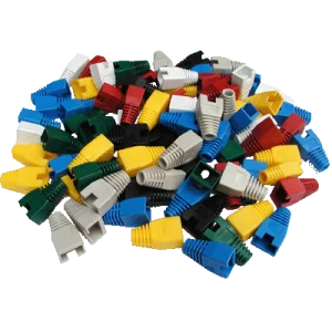 DATACOM Ochrana RJ45 s výřezem BÍLÁ (100ks)