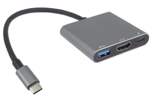 PremiumCord Adaptér USB-C na HDMI + USB3.0 + PD, rozlišení 4K a FULL HD 1080p - obrázek 5