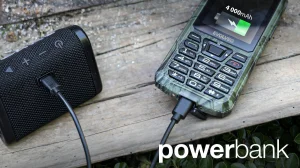 EVOLVEO StrongPhone Z6, IP68 odolný Dual SIM telefon, 2,8"LCD, 4000mAh, Powerbanka, lovec. kamufláž - obrázek 5
