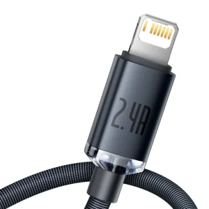 Baseus CAJY000001 Crystal Shine Series Datový Kabel USB - Lightning 20W 1,2m Black - obrázek 10
