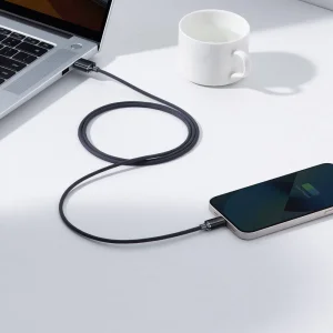 Baseus CAJY000001 Crystal Shine Series Datový Kabel USB - Lightning 20W 1,2m Black - obrázek 7
