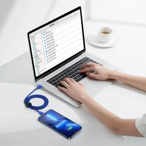 Baseus CAJY000203 Crystal Shine Series Datový Kabel USB-C - Lightning 20W 1,2m Blue - obrázek 11