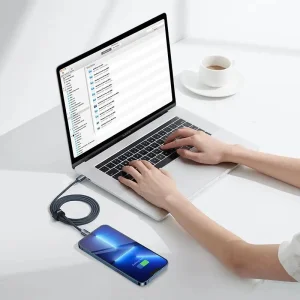 Baseus CAJY000201 Crystal Shine Series Datový Kabel USB-C - Lightning 20W 1,2m Black - obrázek 7