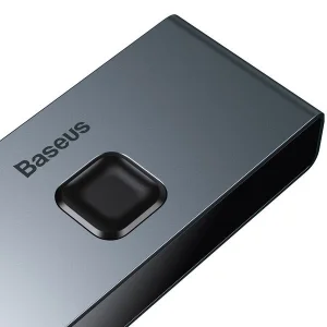 Baseus HDMI rozbočovač Matrix HDMI Splitter 2v1/1v2 šedý - obrázek 3