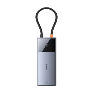 Baseus hub Series 2 USB 6v1 (USB-C/HDMI4K60Hz/USB-C(10Gbps)/USB-A(10Gbps)/RJ45/USB-C(PD) šedý - obrázek 2